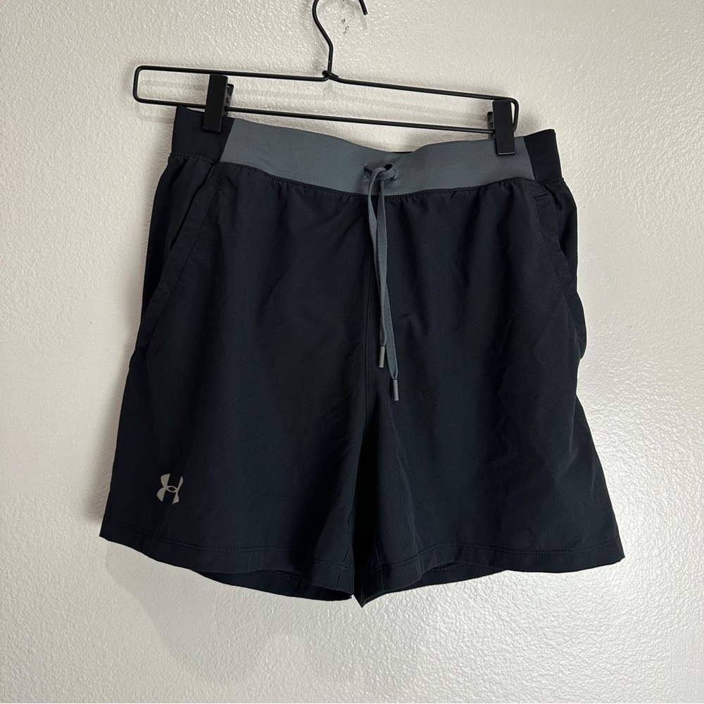 Under Armour Heat Gear Shorts Fitted Size Medium Speed Pocket